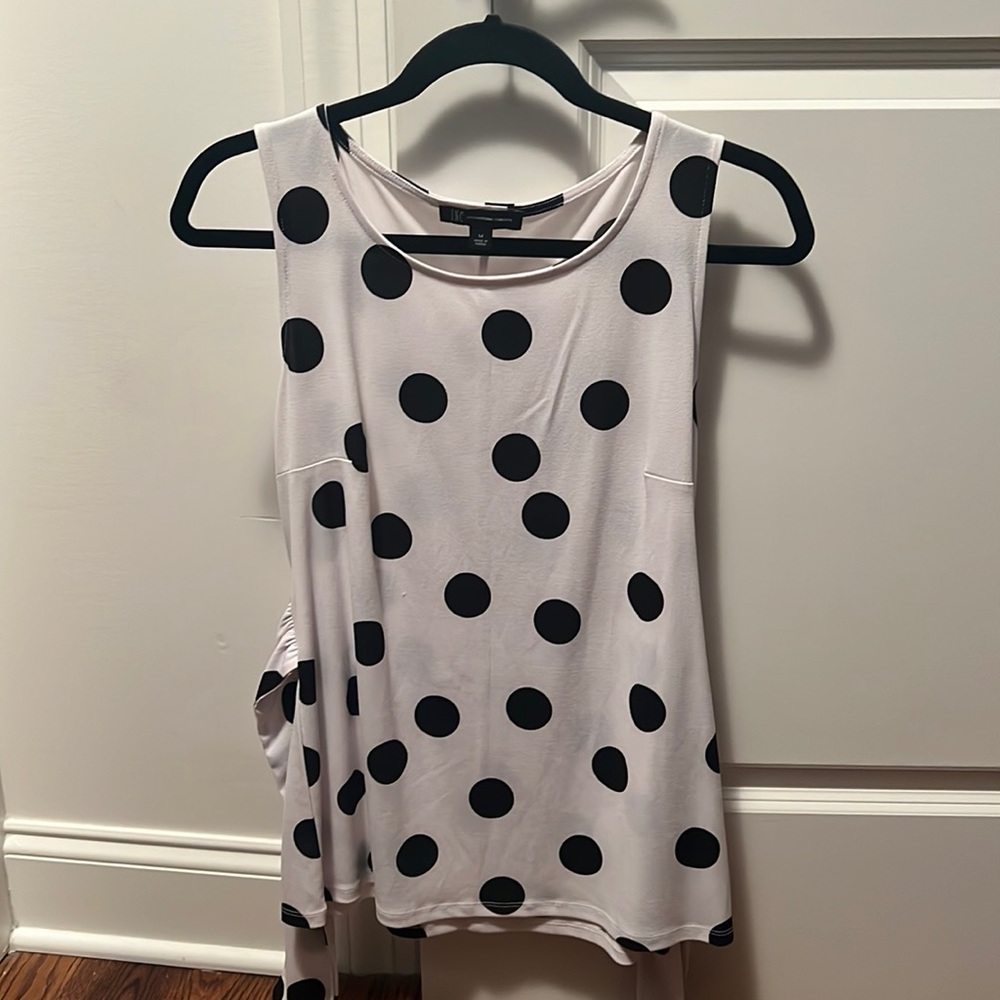 INC Polka Dot Top